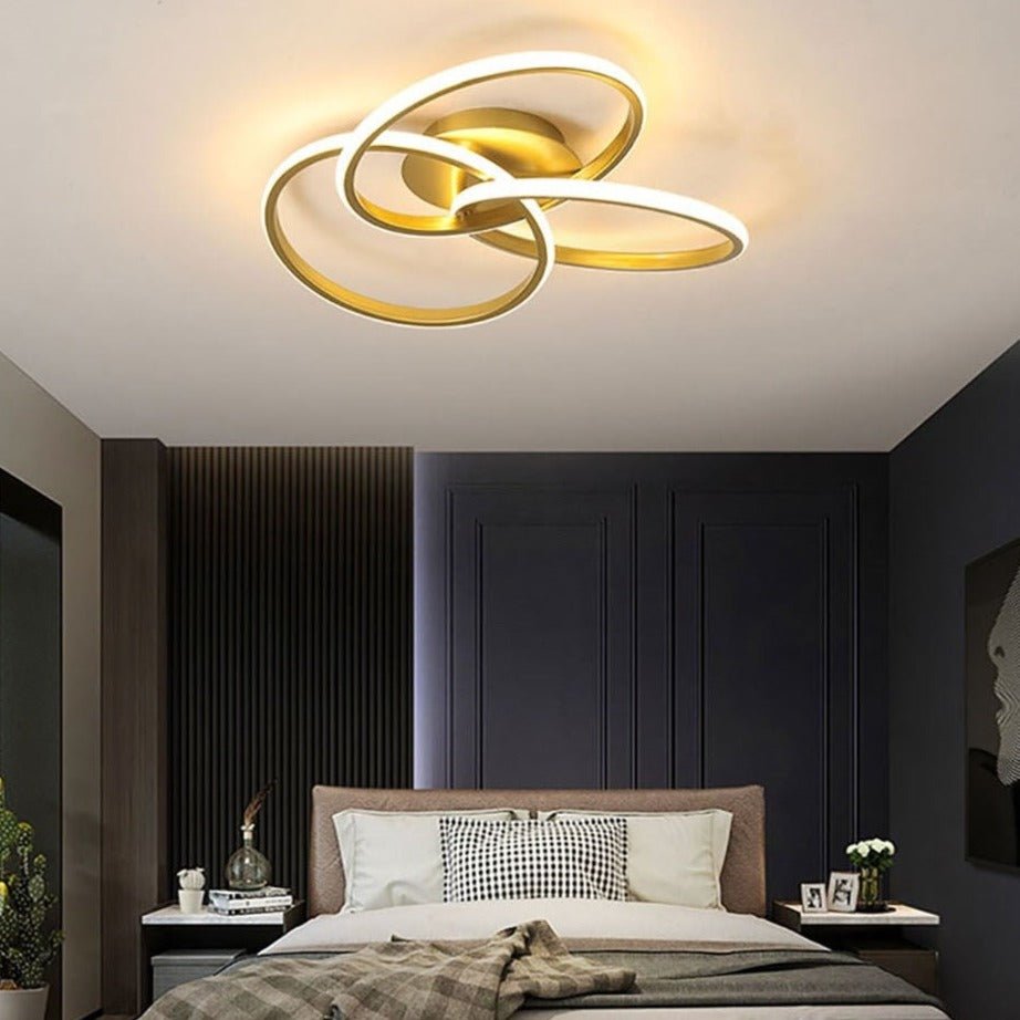 Alyona ceiling light by Residence Supply, modern fixture with a sleek design and frosted glass shade for ambient lighting.