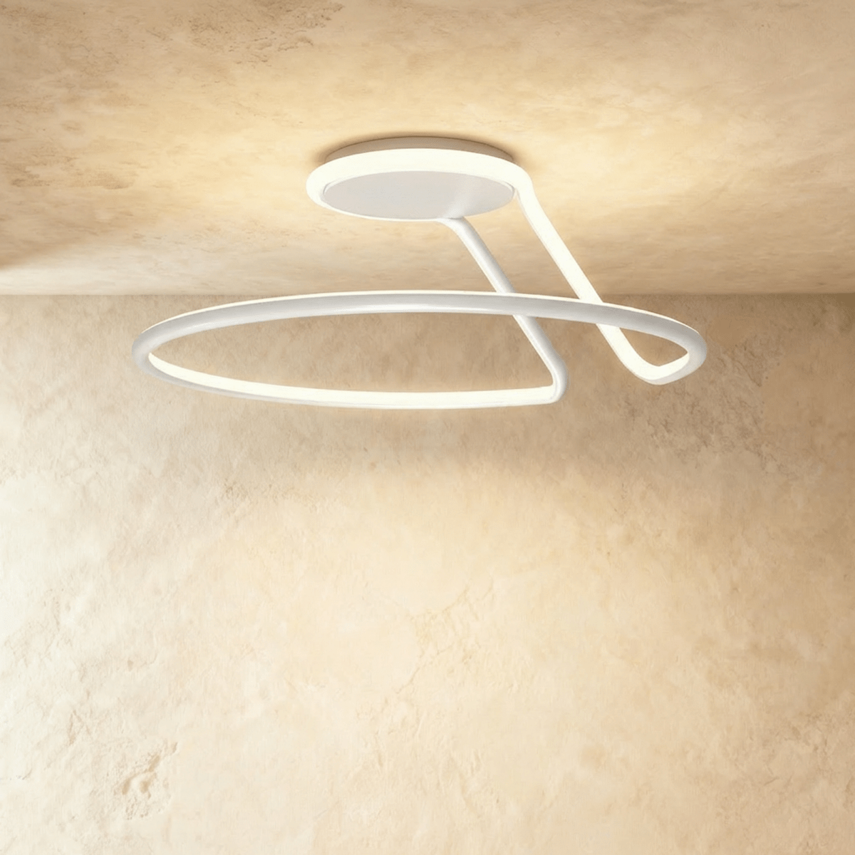 Alyona ceiling light by Residence Supply featuring a modern design with a sleek metal fixture and warm ambient lighting.