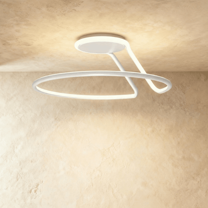 Alyona ceiling light by Residence Supply featuring a modern design with a sleek metal fixture and warm ambient lighting.