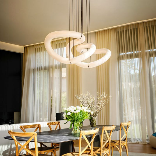 Ametris Alabaster Chandelier Light - Nuvé