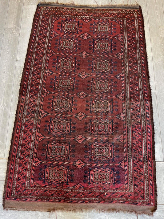 Antique 1880’s Baluch Rug 4x7 Ft - Nuvé
