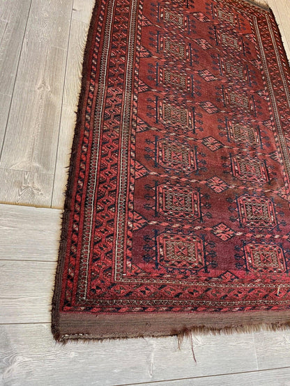 Antique 1880’s Baluch Rug 4x7 Ft - Nuvé