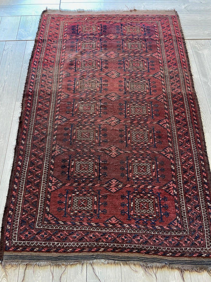 Antique 1880’s Baluch Rug 4x7 Ft - Nuvé