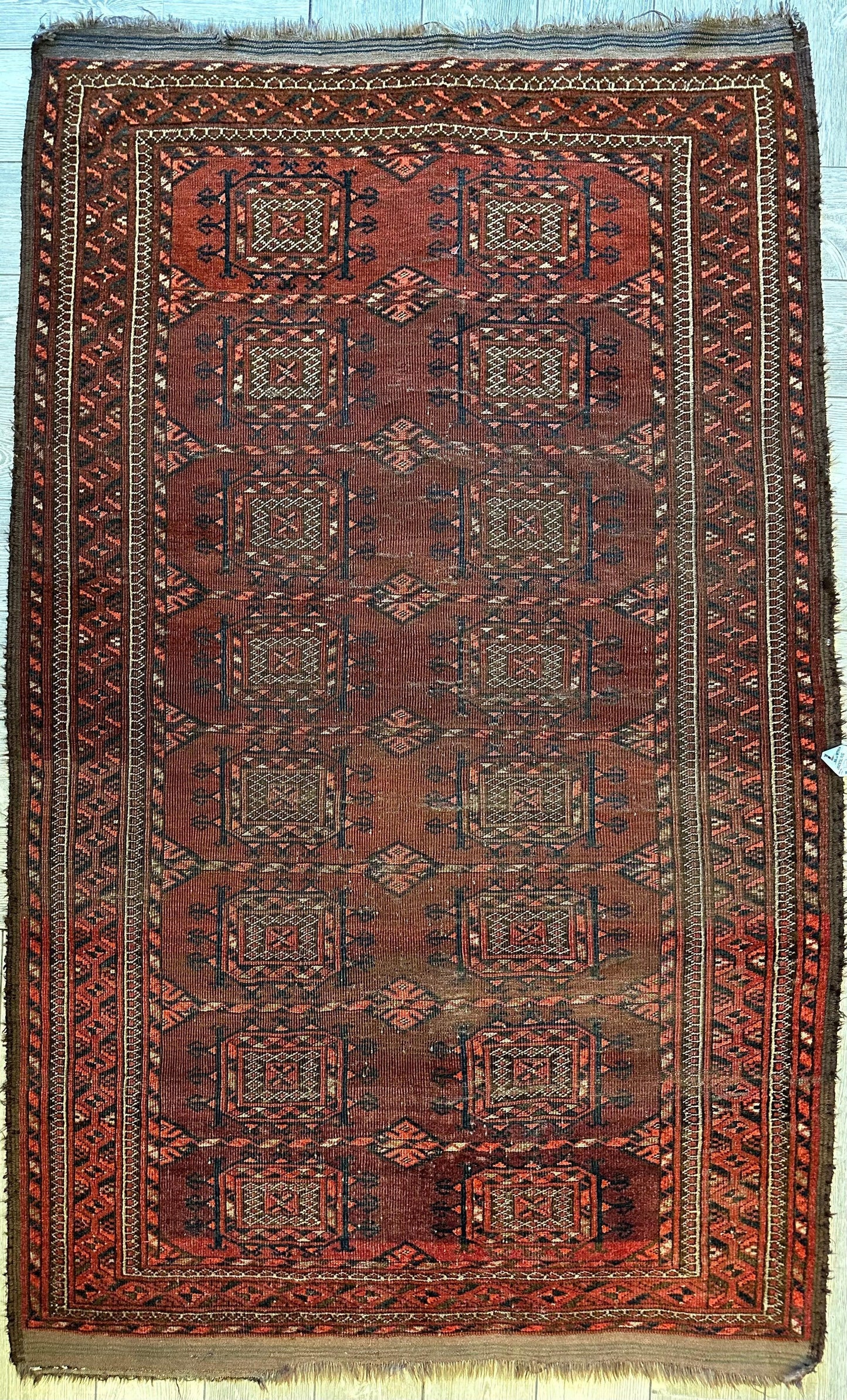 Antique 1880’s Baluch Rug 4x7 Ft - Nuvé