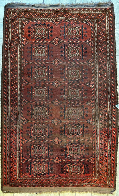 Antique 1880’s Baluch Rug 4x7 Ft - Nuvé