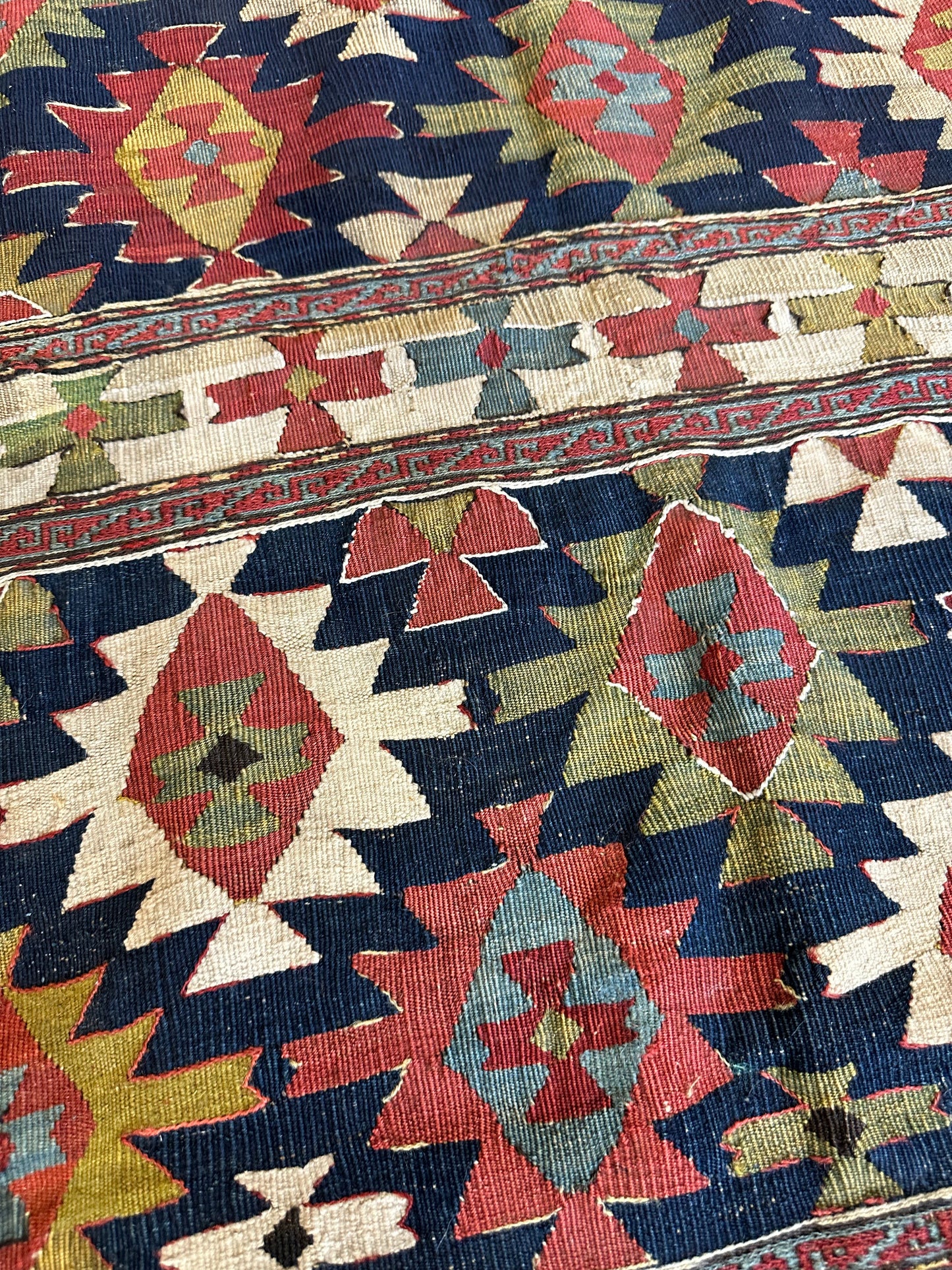 Antique 19th Century Caucasian Shahsavan Rug Rug 3’ x 4’ - Nuvé