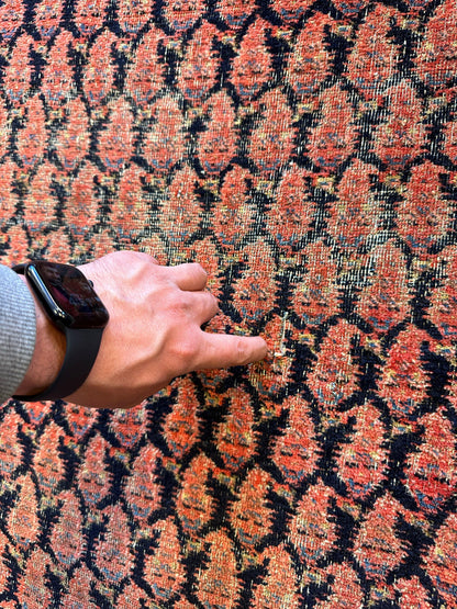 Antique All Over Paisley Kurdish Afshar Fragment Runner 3’3” x 7’7” - Nuvé