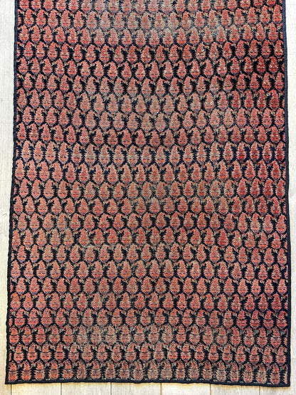 Antique All Over Paisley Kurdish Afshar Fragment Runner 3’3” x 7’7” - Nuvé