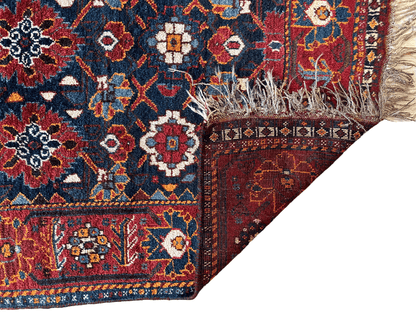 Antique Attractive Persian Khamseh Rug Early 20th Century 46” x 66” - Nuvé