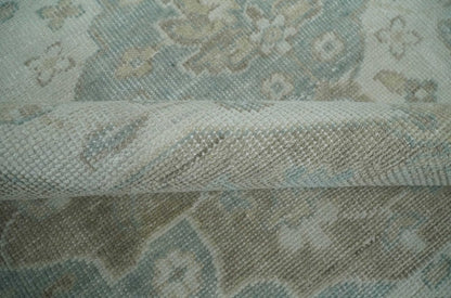 Antique Design Medallion Earthy Ivory and Camel 8x10 wool Area Rug - Nuvé