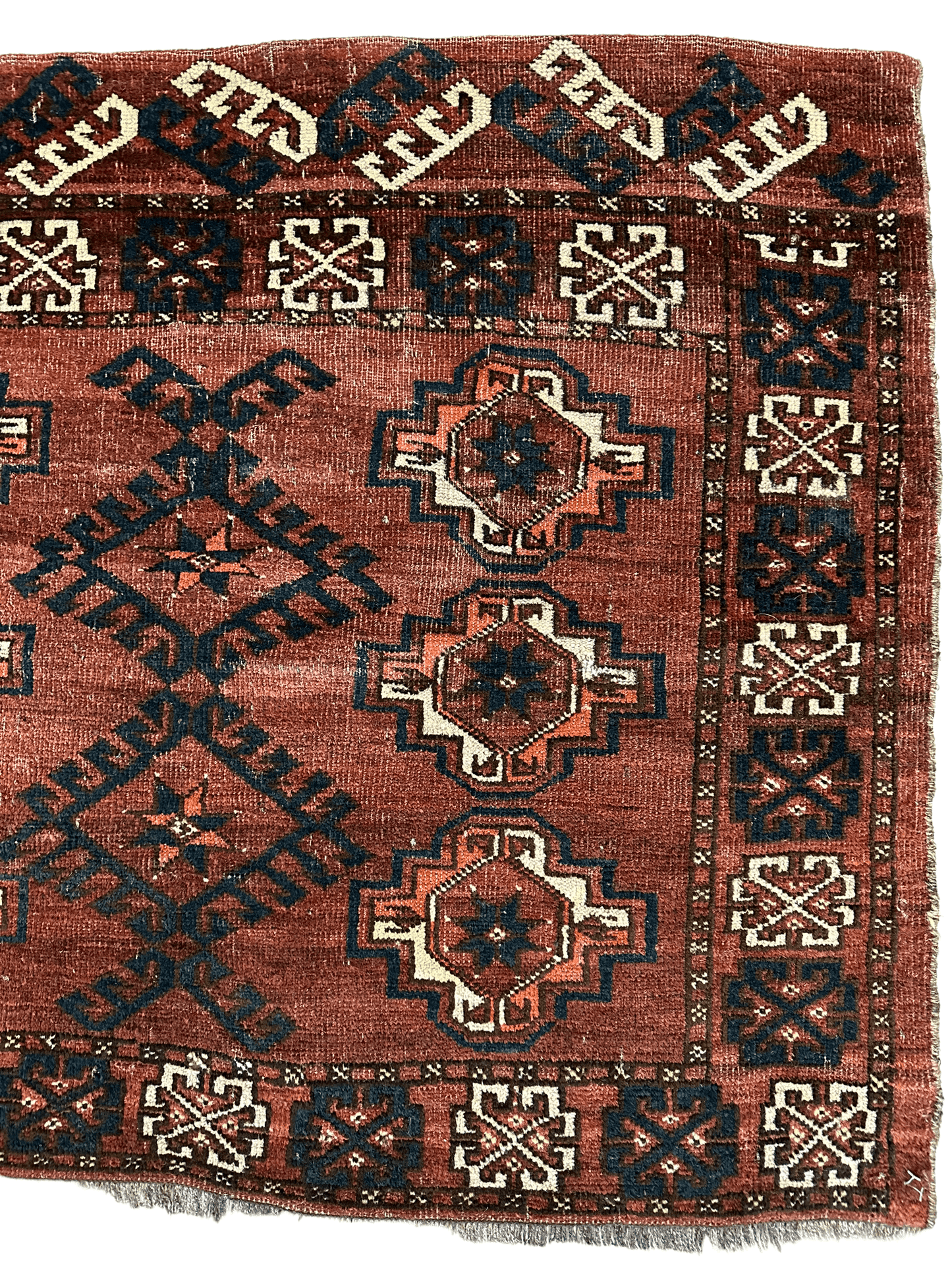 Antique Kizil Ayak Turkoman Chuval, Juval Rug 60"×34” - Nuvé