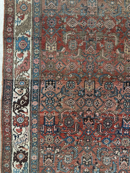 Antique Late 19th Century Persian Kurdish Gholtogh Rug 4 x 7 - Nuvé