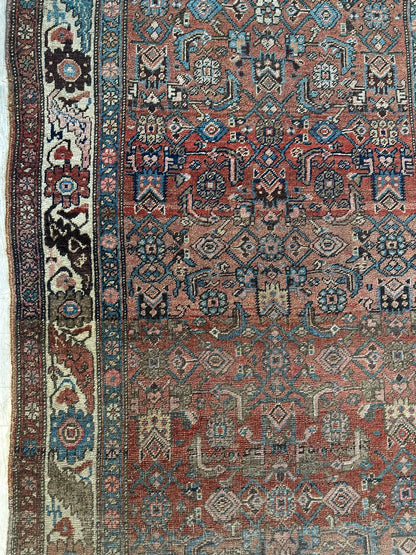 Antique Late 19th Century Persian Kurdish Gholtogh Rug 4 x 7 - Nuvé