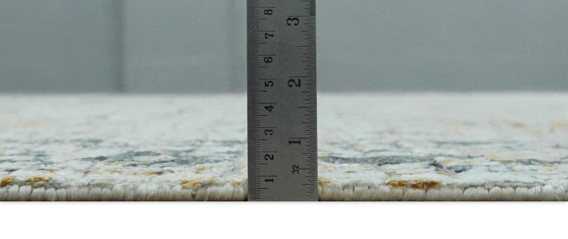 Antique look Aqua, Gold and Charcoal Hand Knotted Carved Texture Traditional Oriental Oushak 8x10 wool Area Rug - Nuvé