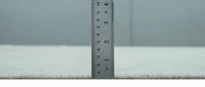 Antique look Beige and Gray Hand Knotted Oriental Oushak 8x10 wool Area Rug - Nuvé