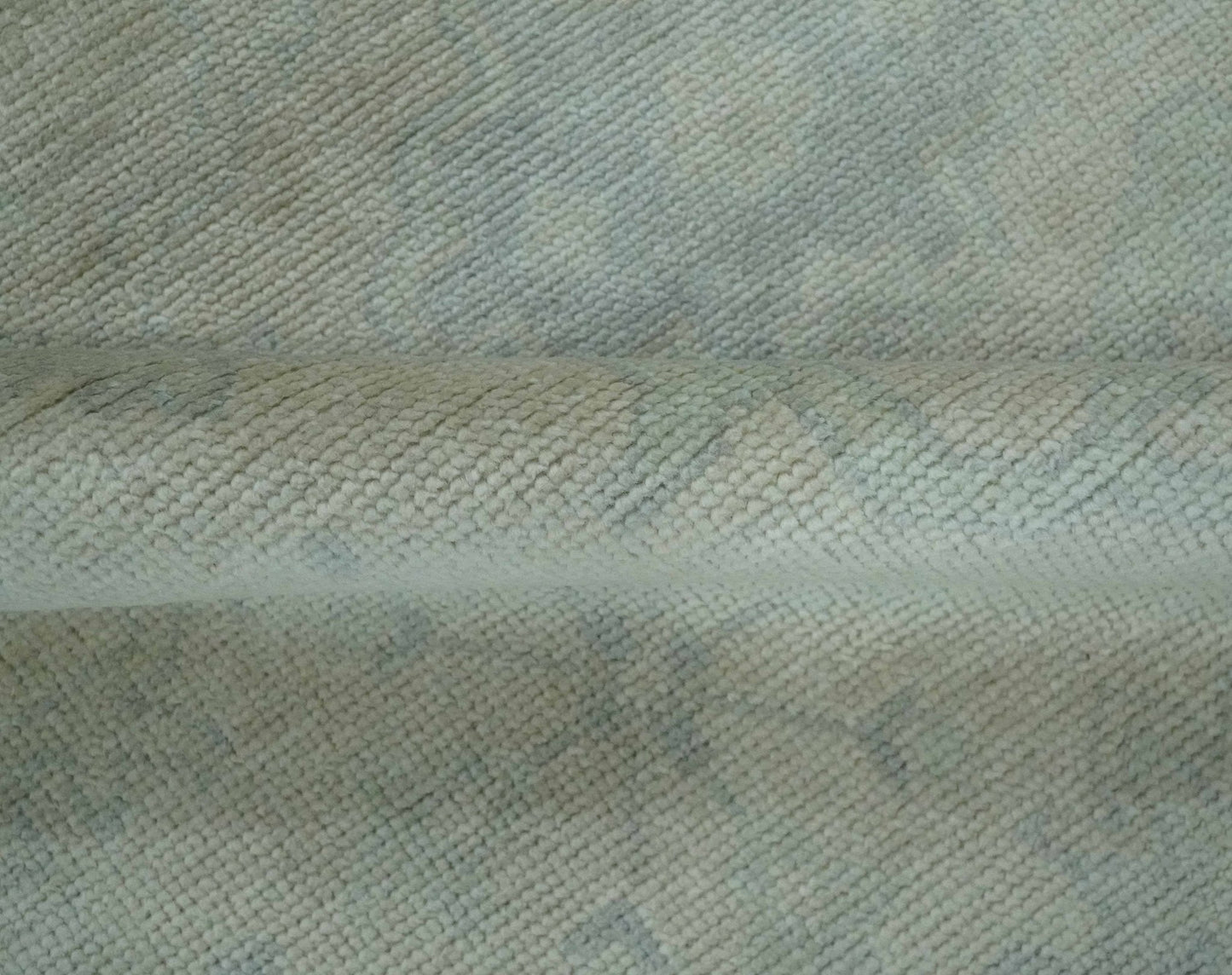 Antique look Beige and Gray Hand Knotted Oriental Oushak 8x10 wool Area Rug - Nuvé