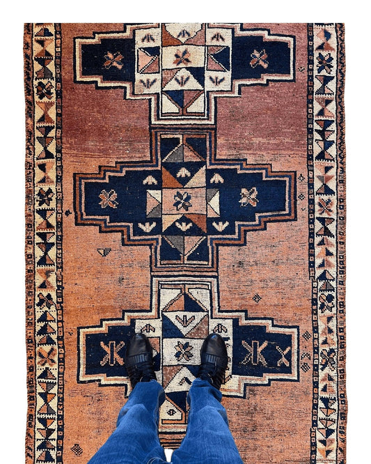 Antique Luri Persian Tribal Rug 4’4”x12’9” - Nuvé