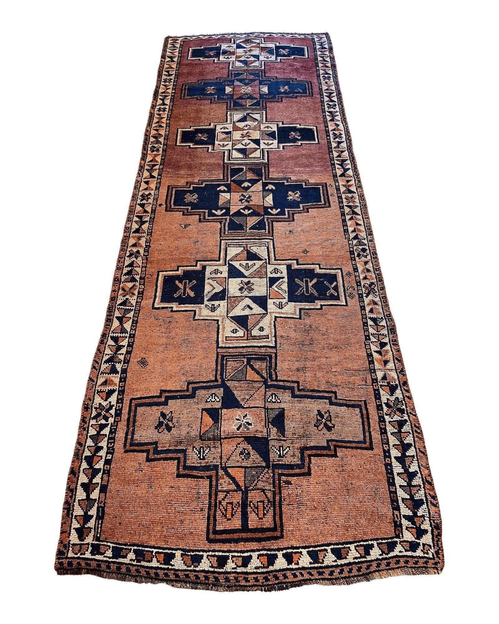 Antique Luri Persian Tribal Rug 4’4”x12’9” - Nuvé