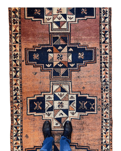 Antique Luri Persian Tribal Rug 4’4”x12’9” - Nuvé