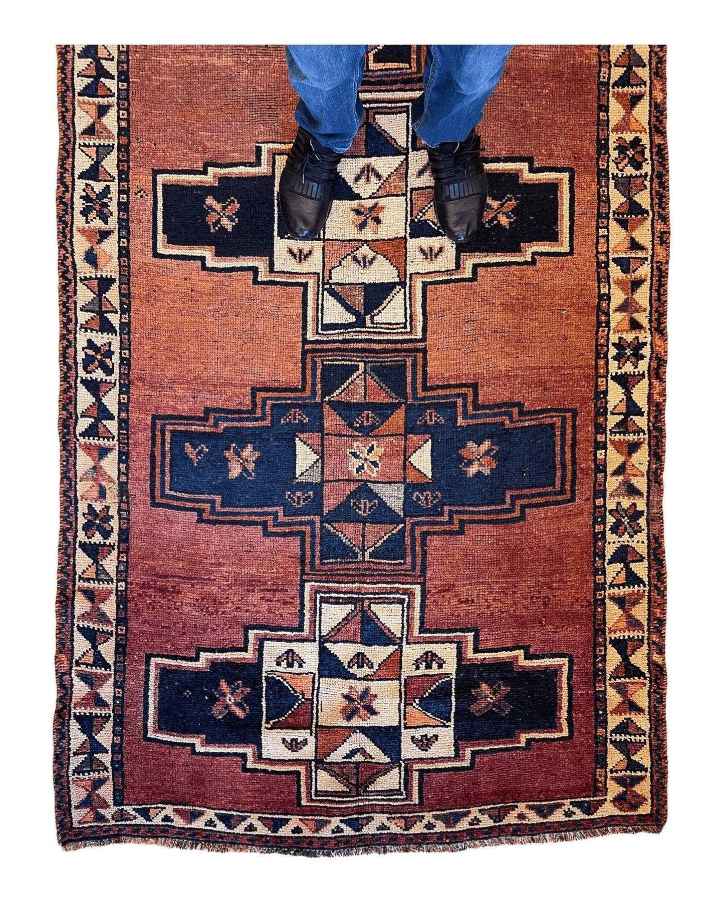 Antique Luri Persian Tribal Rug 4’4”x12’9” - Nuvé