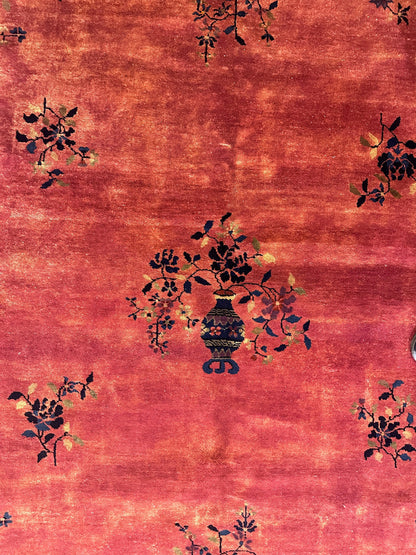 Antique Nicholas Chinese Art Deco Rug - 8'2" X 9'9" - Nuvé