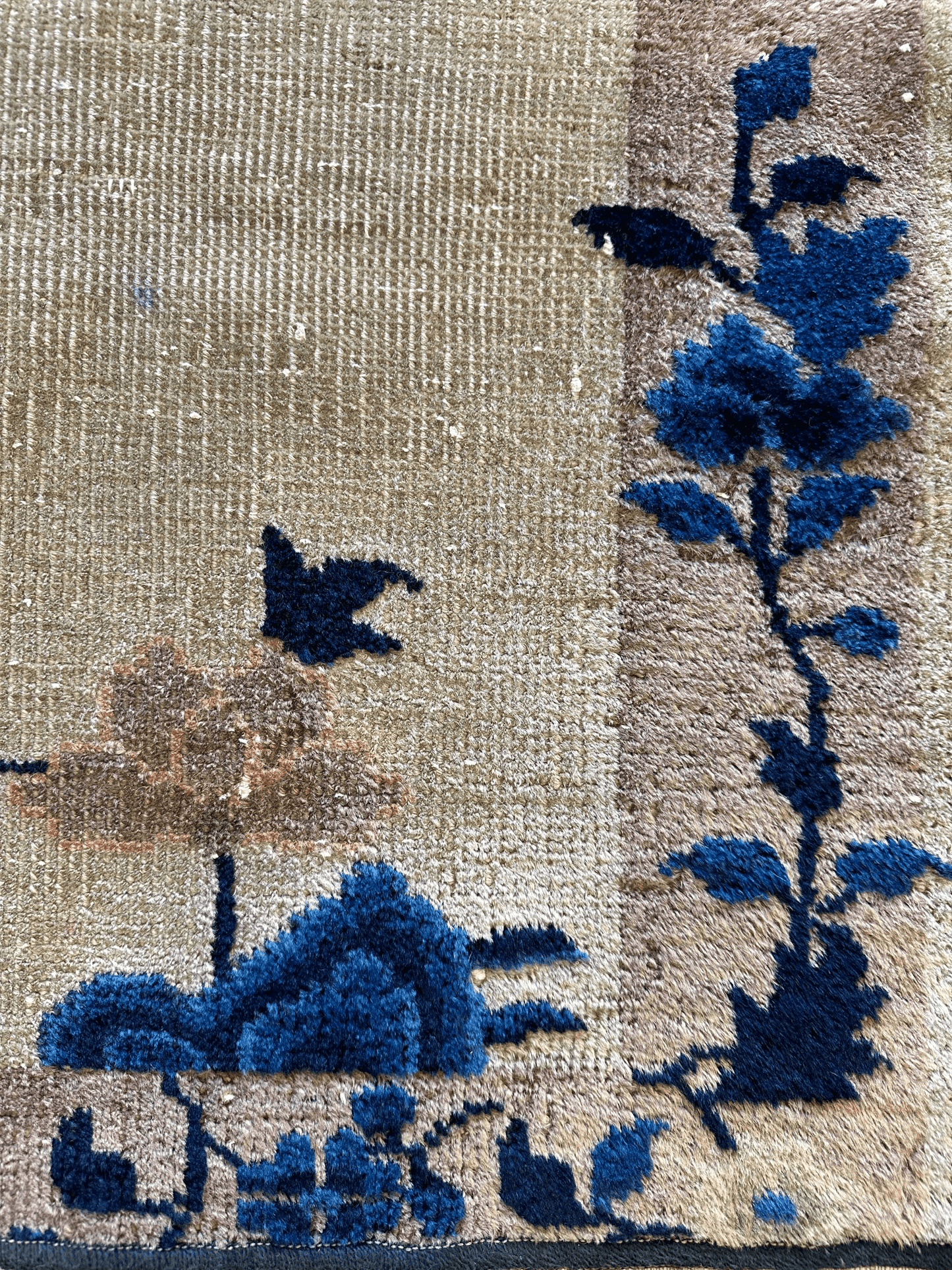 Antique Small Art Deco Chinese Rug 24” x 30” - Nuvé