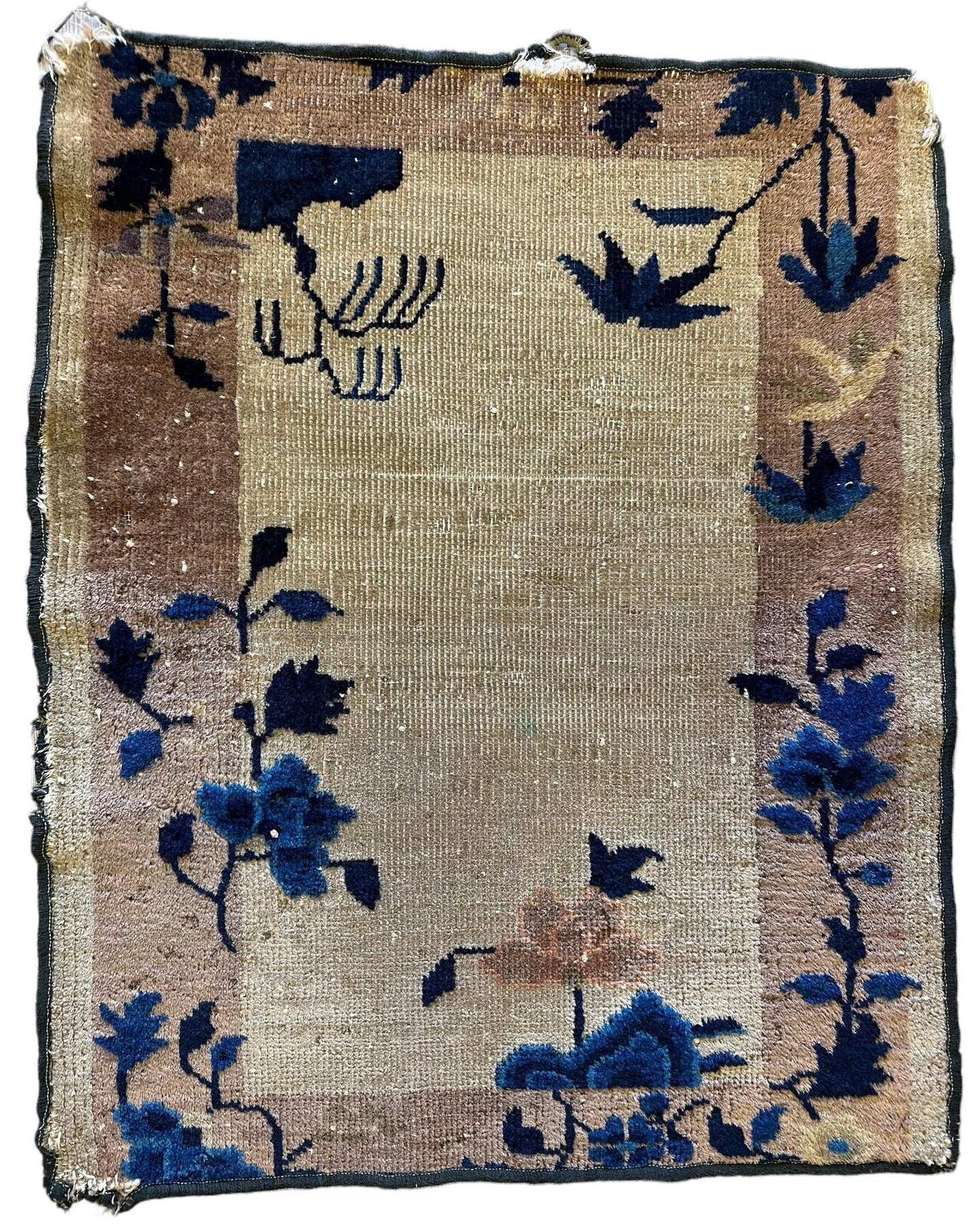 Antique Small Art Deco Chinese Rug 24” x 30” - Nuvé