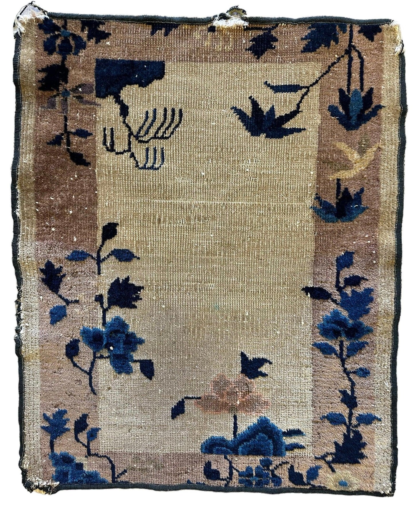 Antique Small Art Deco Chinese Rug 24” x 30” - Nuvé