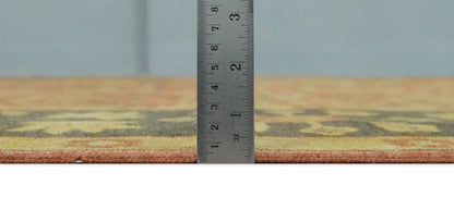 Antique Style 8x10 Rust, Black and Gold Hand Knotted Traditional Turkish Serapi Wool Area Rug - Nuvé