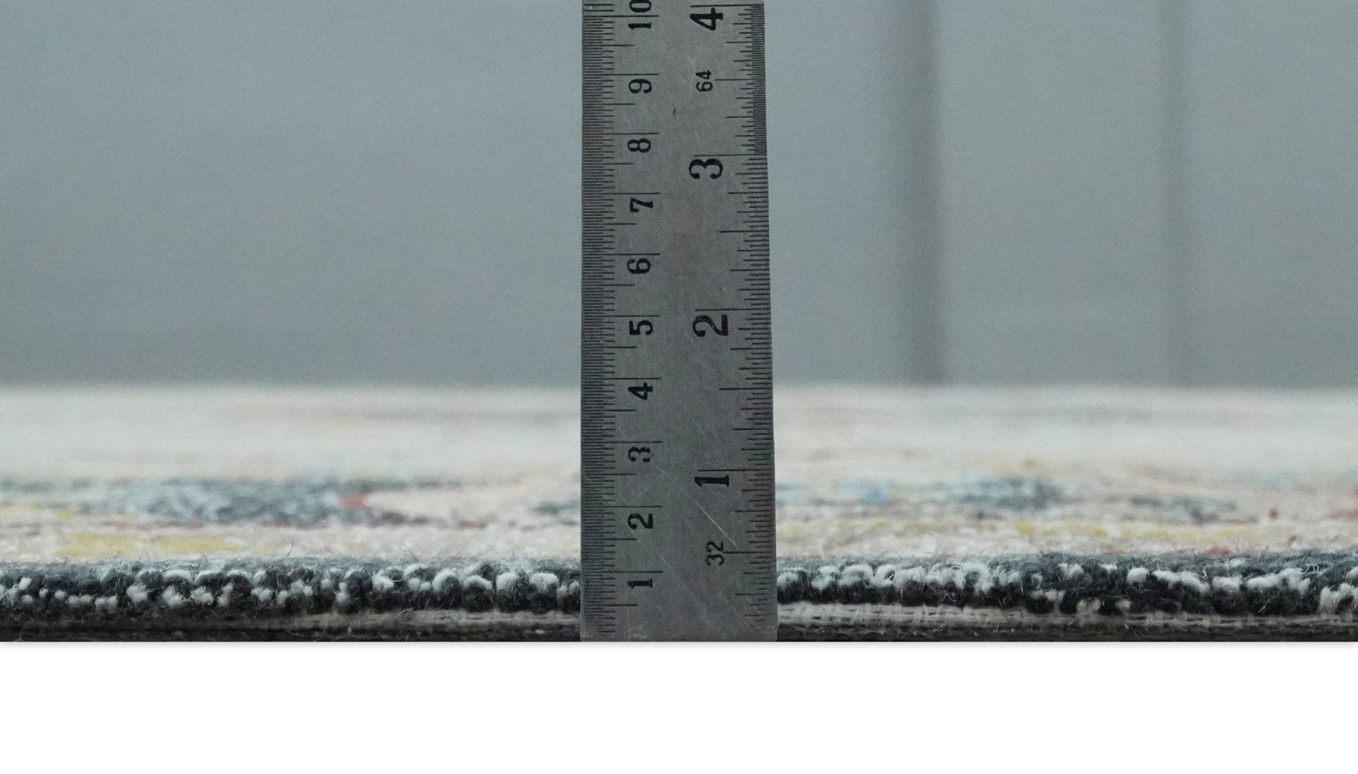 Antique Style Beige and Charcoal Aubusson design Hand Tufted 8x10 wool Area Rug - Nuvé