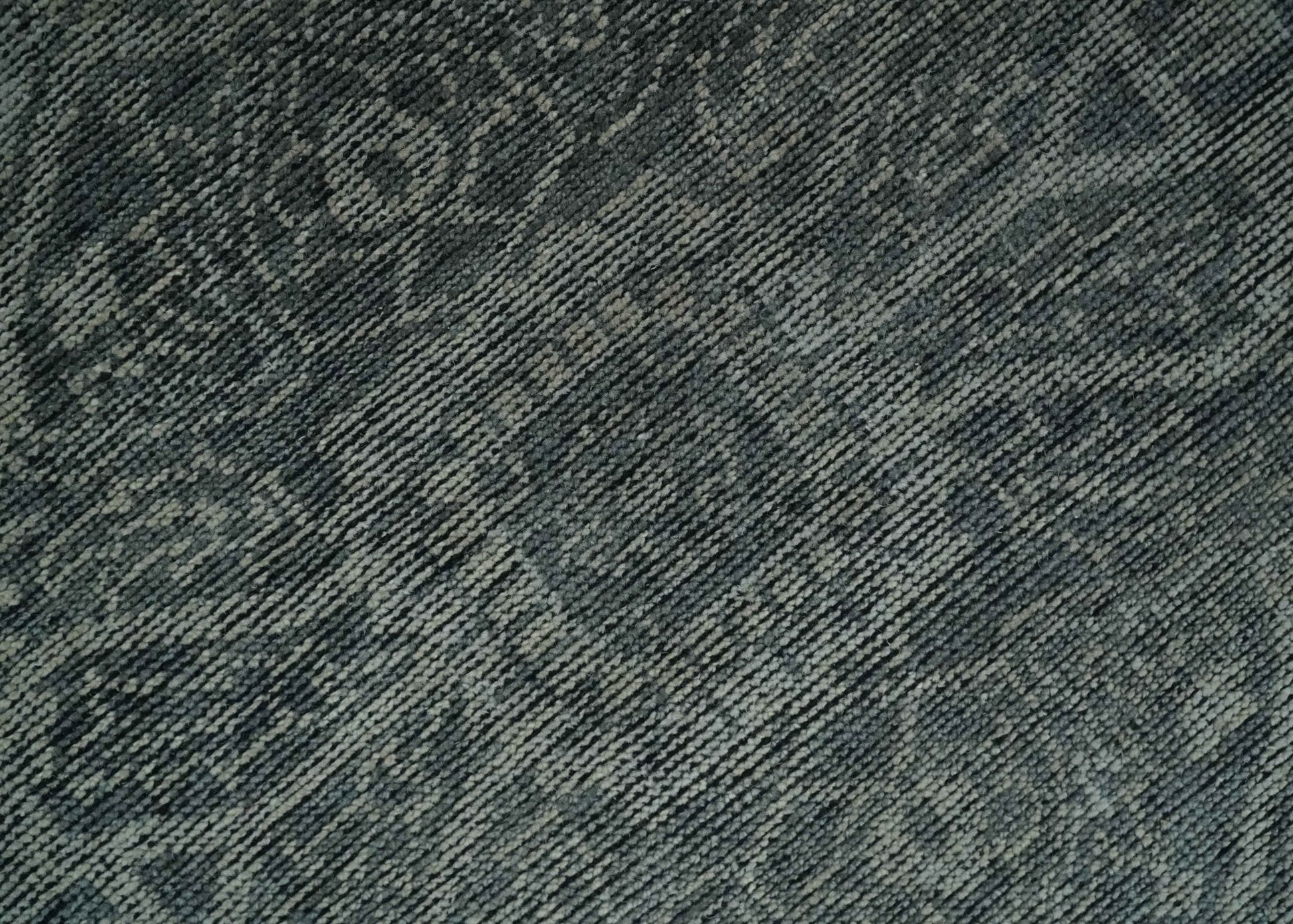 Antique Style Charcoal and Silver Traditional Heriz Medallion 8x10 wool Area Rug - Nuvé