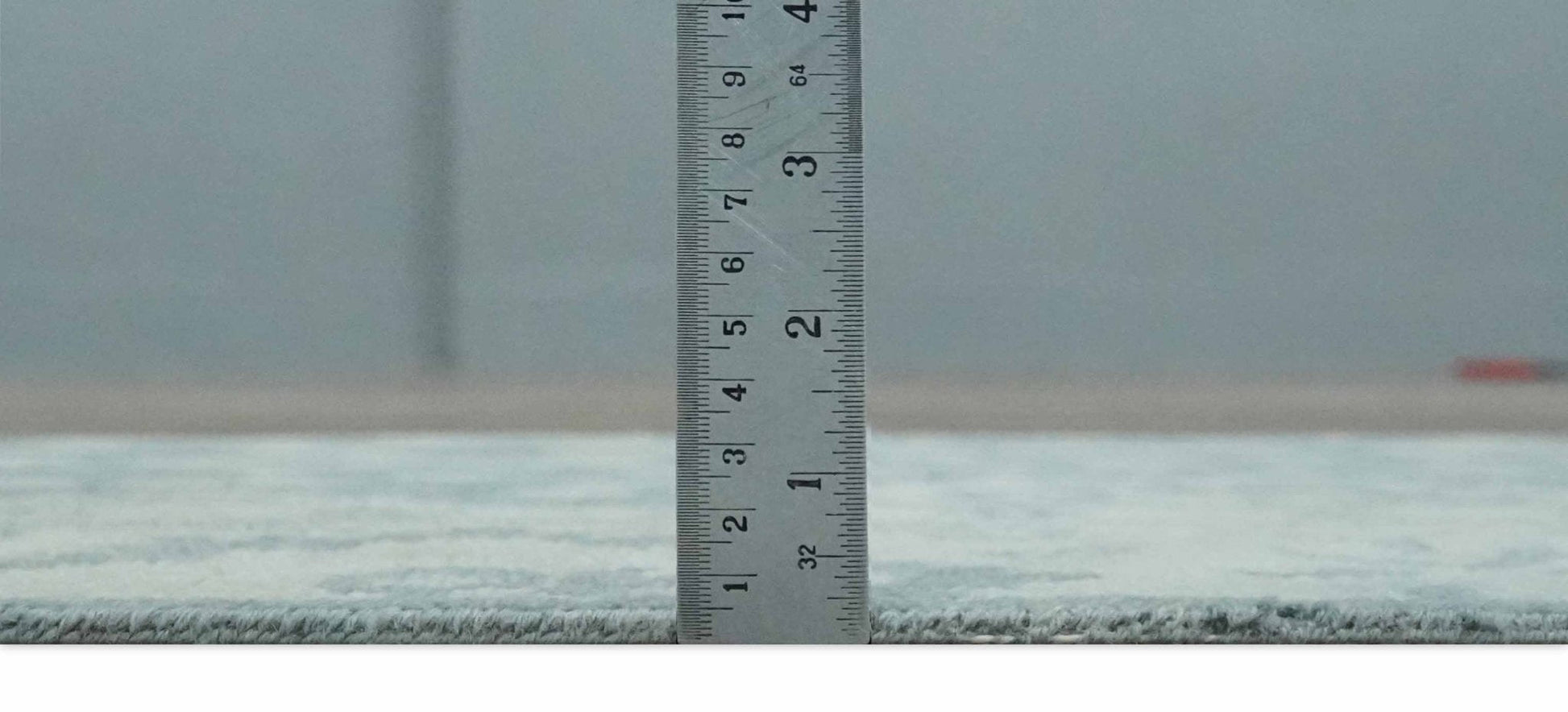 Antique Style Ivory and Charcoal Hand Knotted Traditional Oushak 2x4 wool Bedside Rug - Nuvé