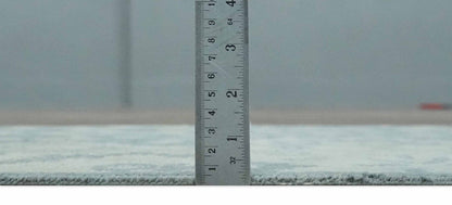 Antique Style Ivory and Charcoal Hand Knotted Traditional Oushak 2x4 wool Bedside Rug - Nuvé