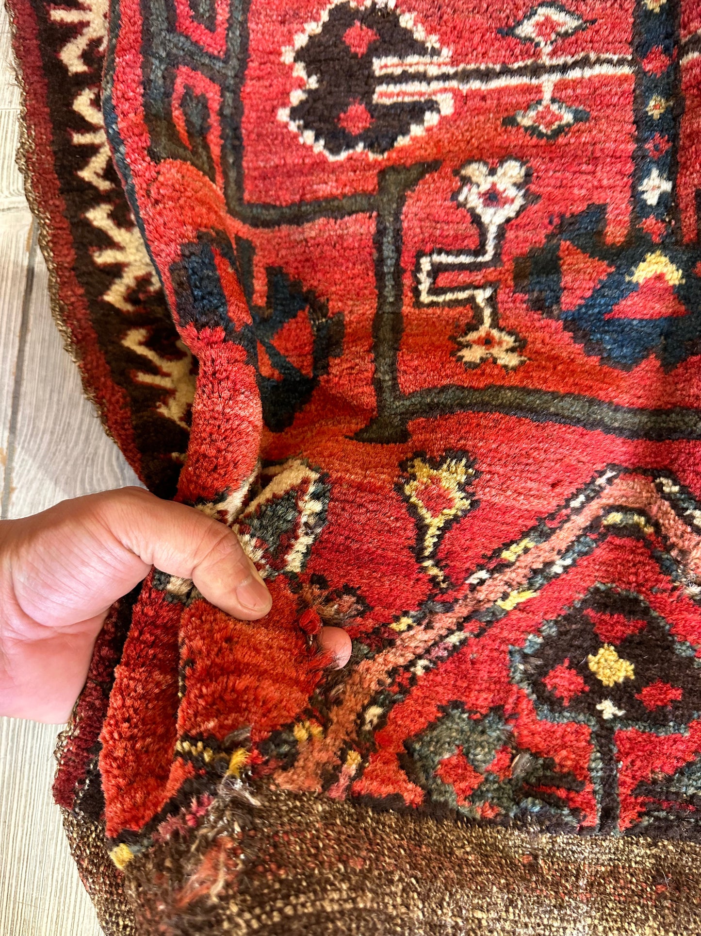 Antique Tribal Bagface - 18" X 18" - Nuvé