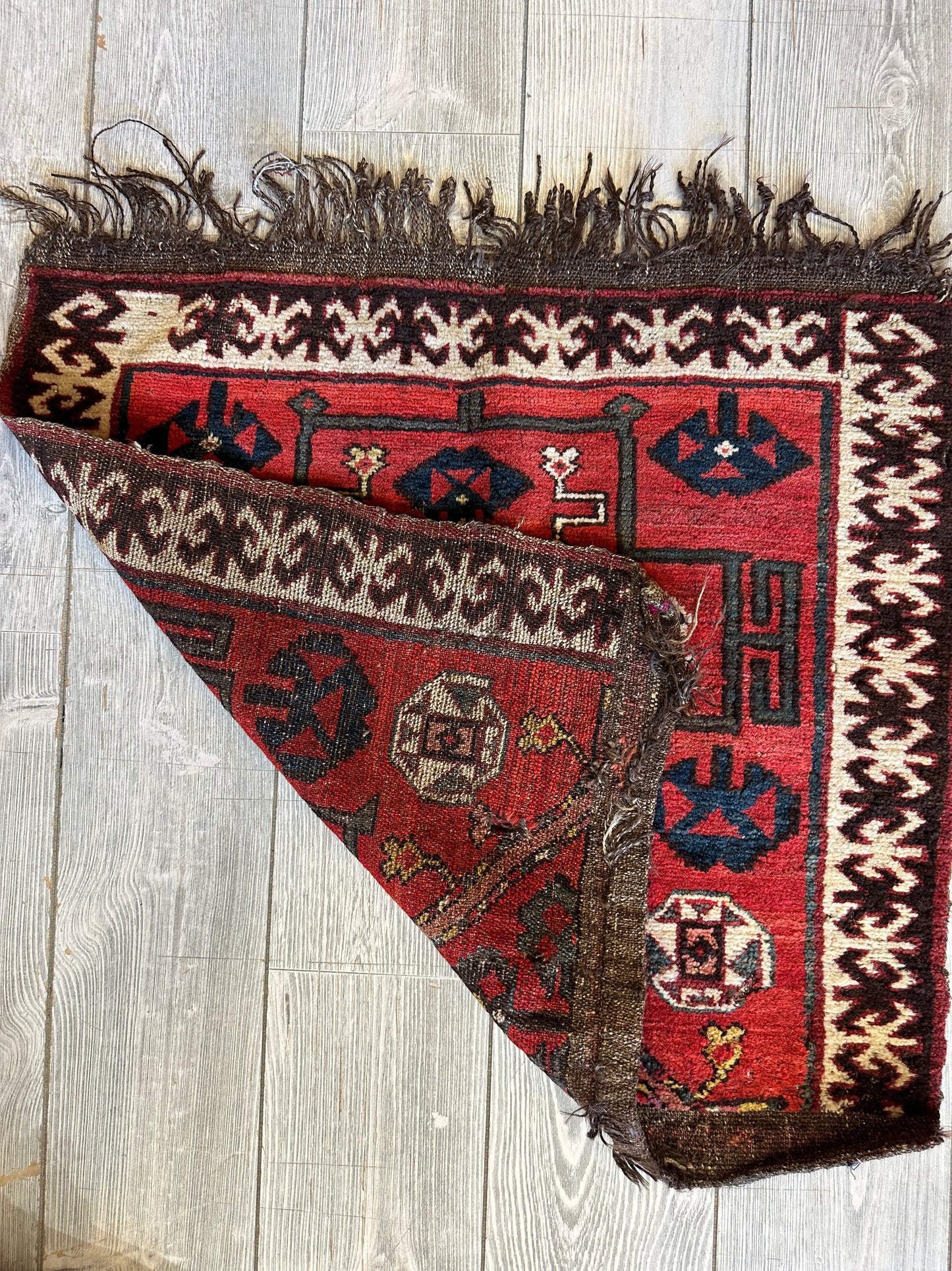Antique Tribal Bagface - 18" X 18" - Nuvé