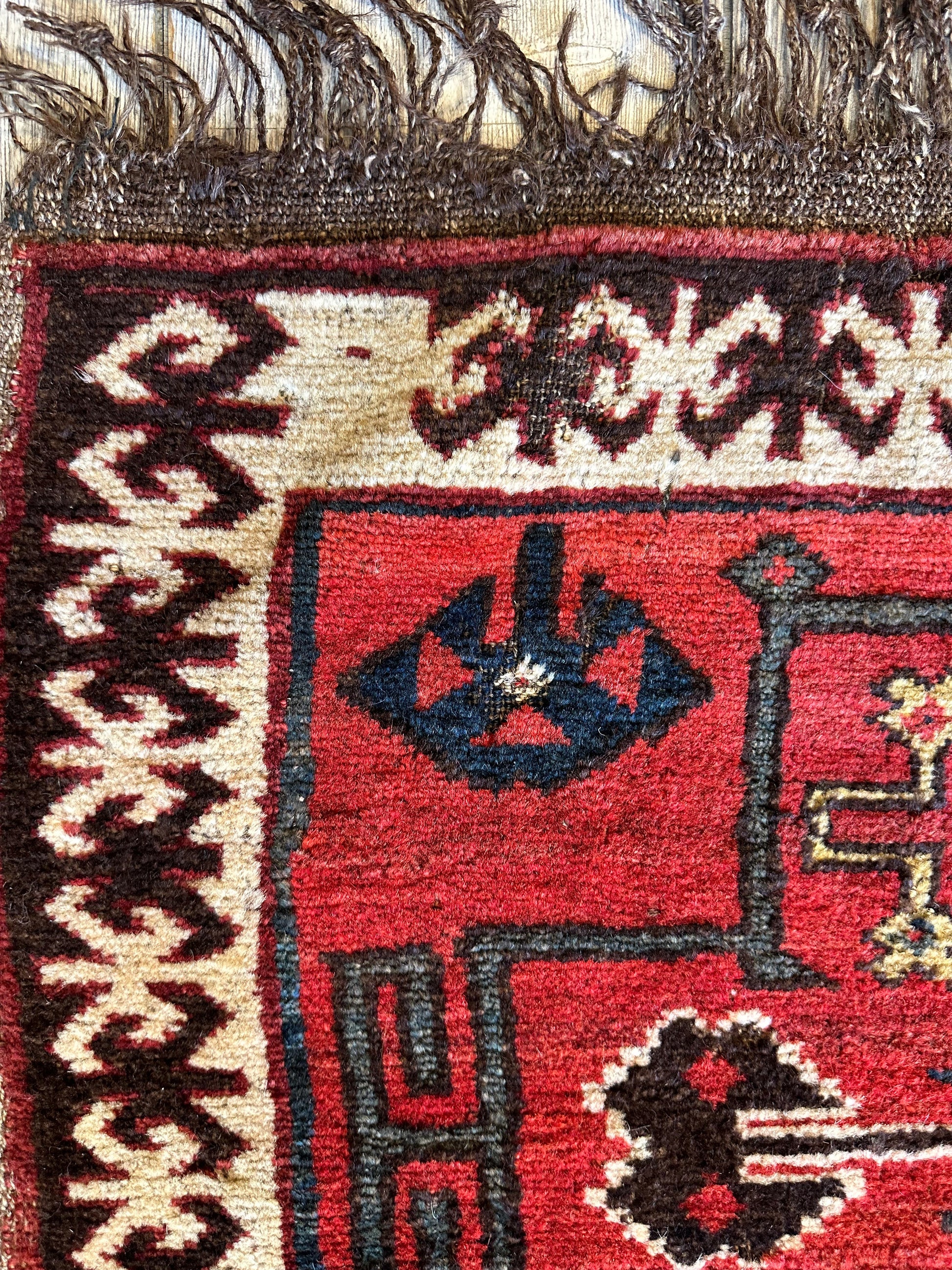 Antique Tribal Bagface - 18" X 18" - Nuvé