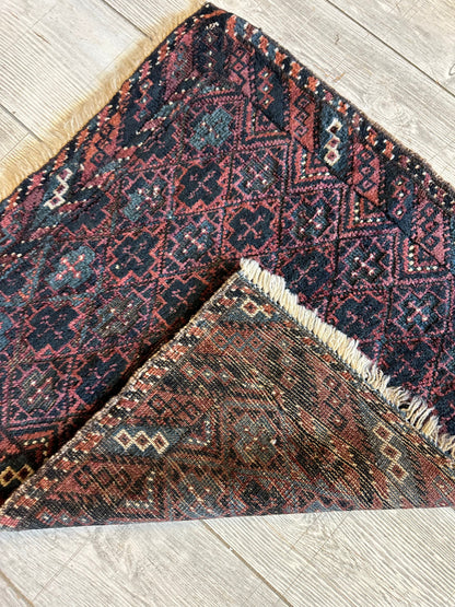 Antique Tribal Baluch Bag Bag Face - 22" X 24" - Nuvé