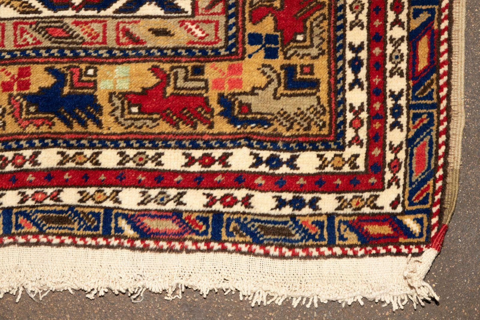 Vintage Turkish Wool Prayer Rug 4x6 - Nuvé