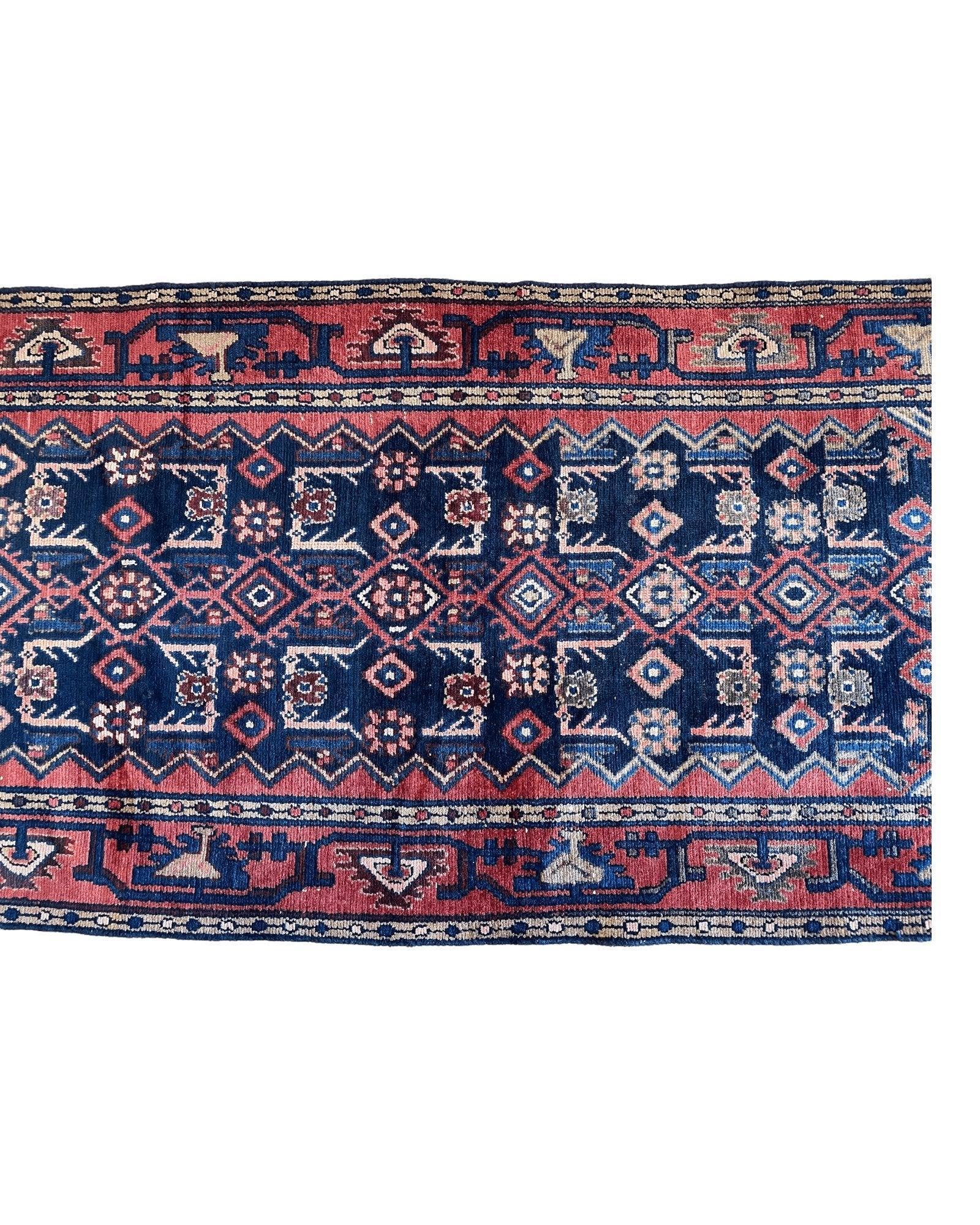 Antique Vegetable Dye Malayer Persian Runner Rug 3x10’4” - Nuvé