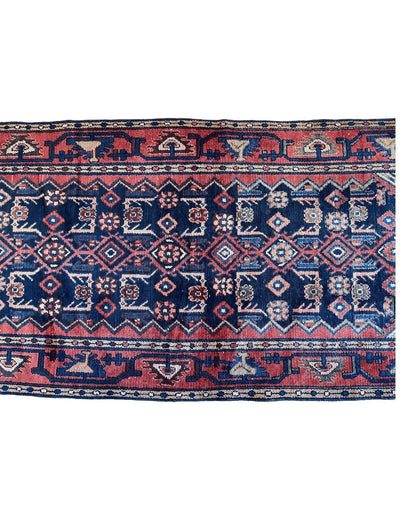Antique Vegetable Dye Malayer Persian Runner Rug 3x10’4” - Nuvé