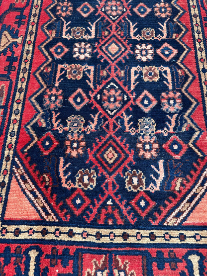 Antique Vegetable Dye Malayer Persian Runner Rug 3x10’4” - Nuvé