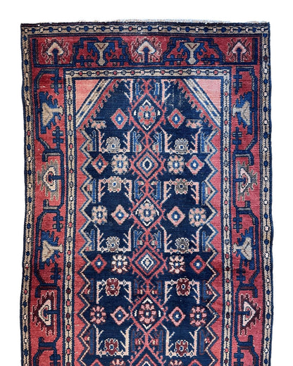 Antique Vegetable Dye Malayer Persian Runner Rug 3x10’4” - Nuvé