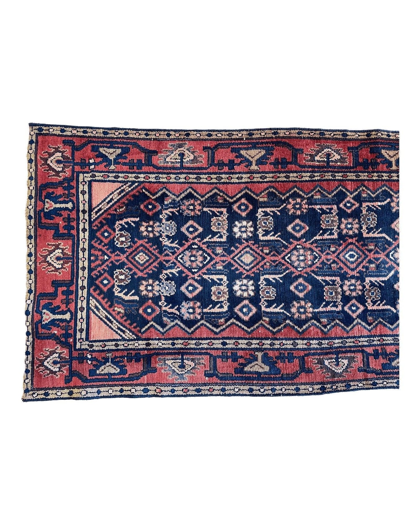 Antique Vegetable Dye Malayer Persian Runner Rug 3x10’4” - Nuvé