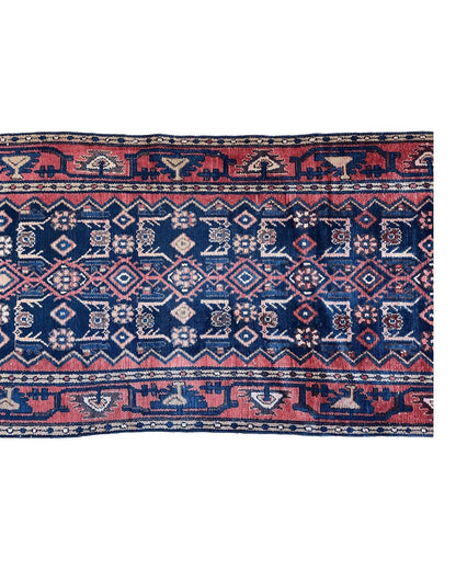 Antique Vegetable Dye Malayer Persian Runner Rug 3x10’4” - Nuvé