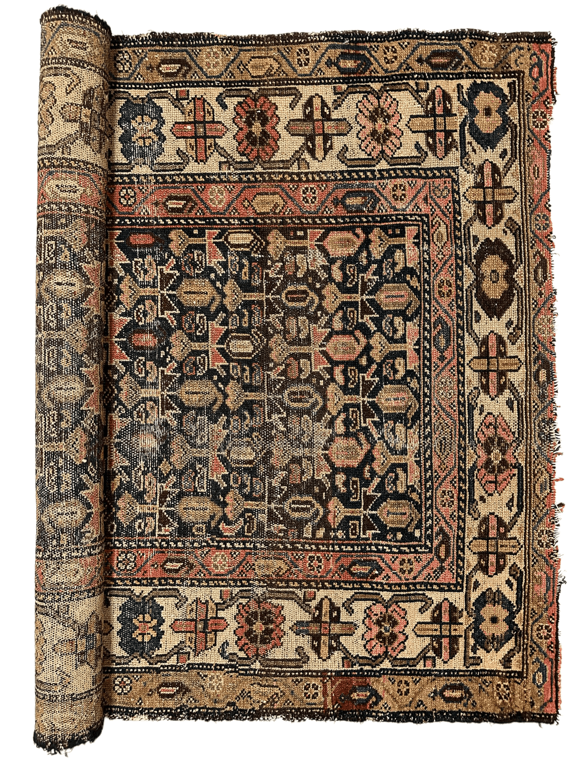 Antique Worn Late 19th Century Persian Rug 3’3” x 6’ - Nuvé