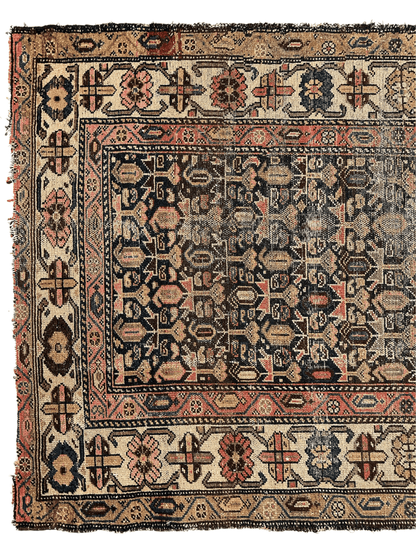 Antique Worn Late 19th Century Persian Rug 3’3” x 6’ - Nuvé