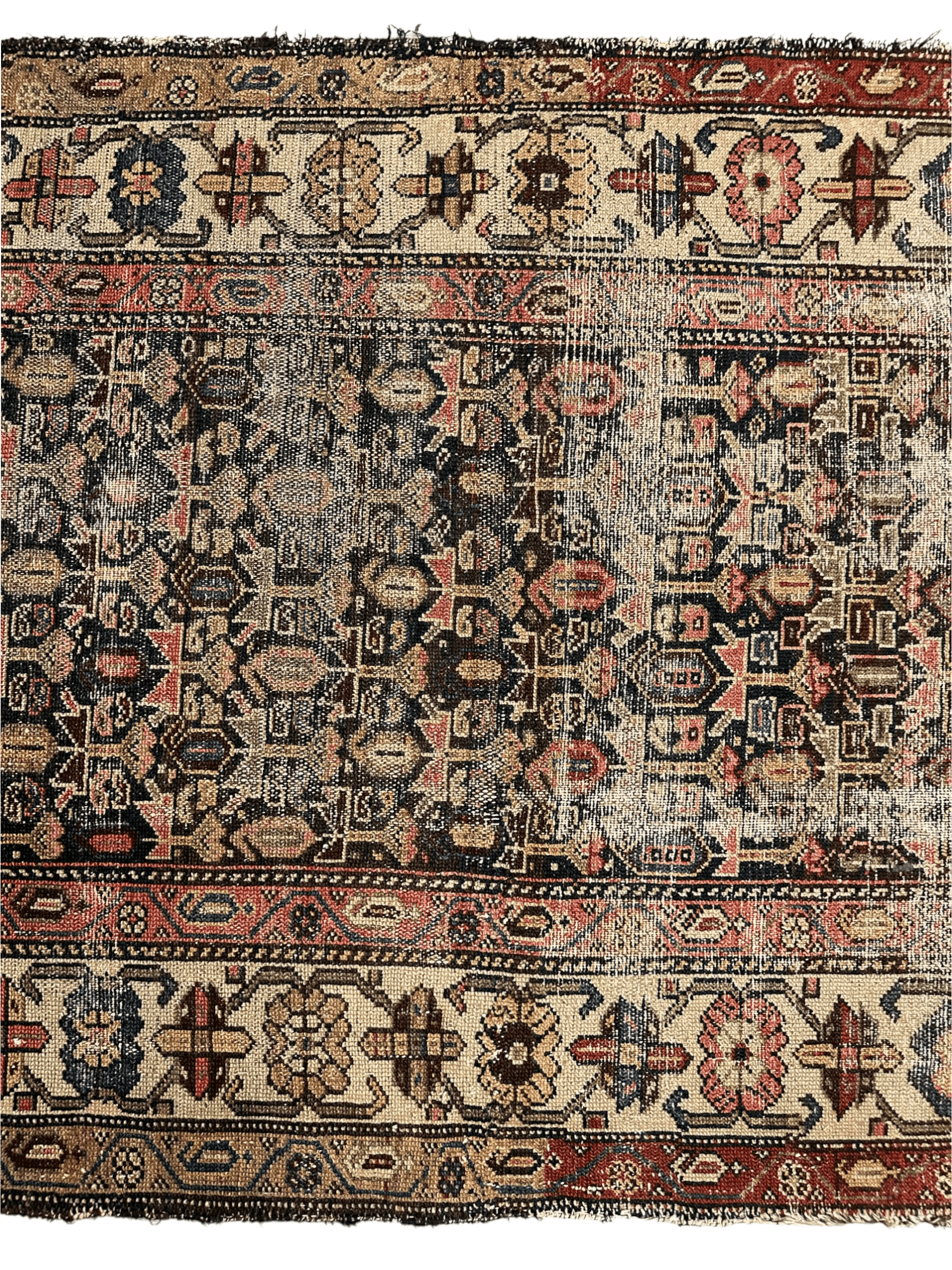 Antique Worn Late 19th Century Persian Rug 3’3” x 6’ - Nuvé