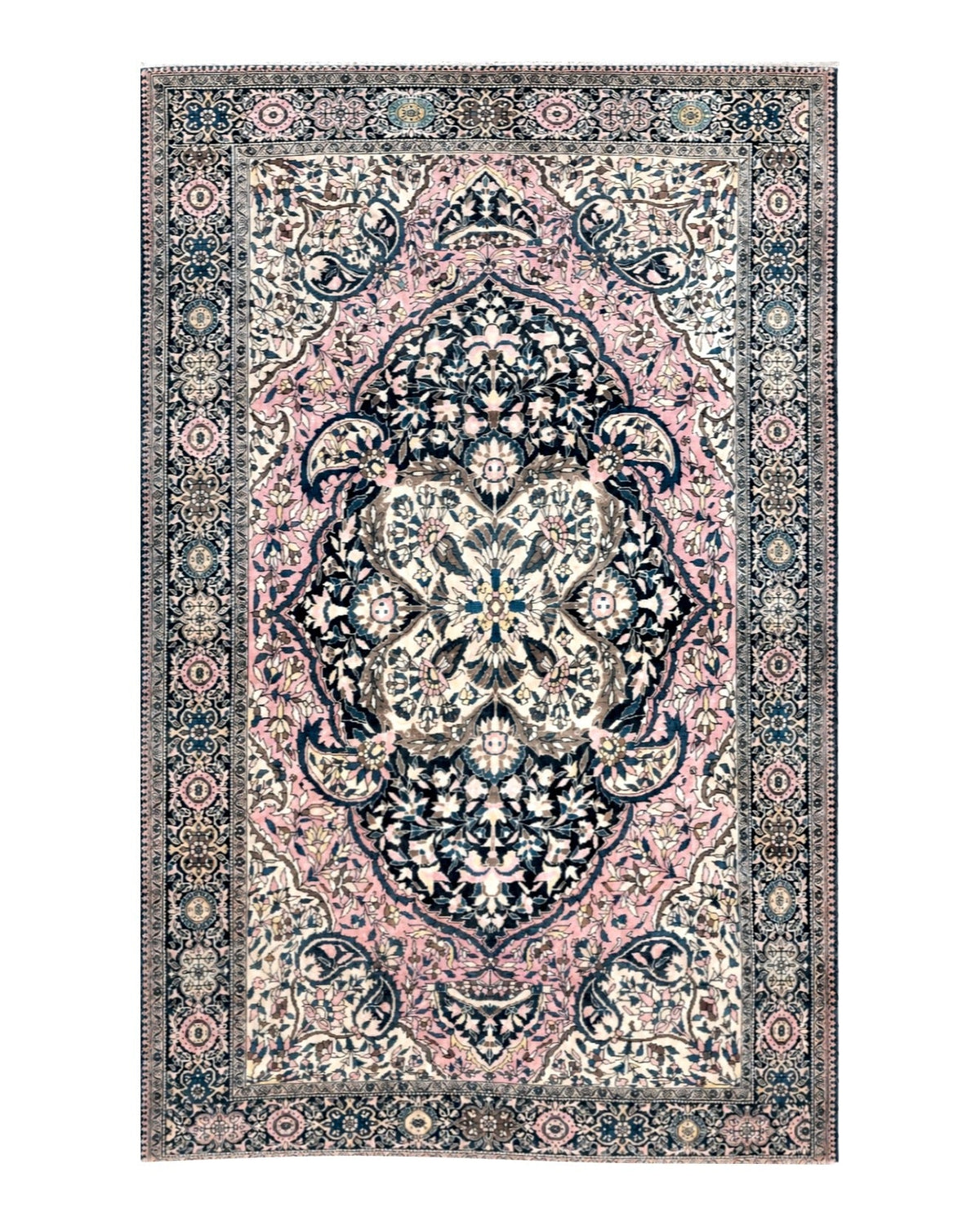 Antique Persian Farahan Sarouk Rug 4x6