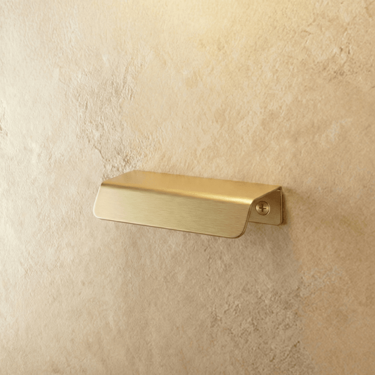 Residence Supply Anzah Pull Bar, modern edge cabinet pull for kitchen or furniture drawers, durable hardware for home renovation.