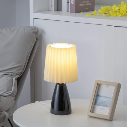 Residence Supply Apollo table lamp with a sleek base and fabric shade, ideal for modern living room or bedside decor.